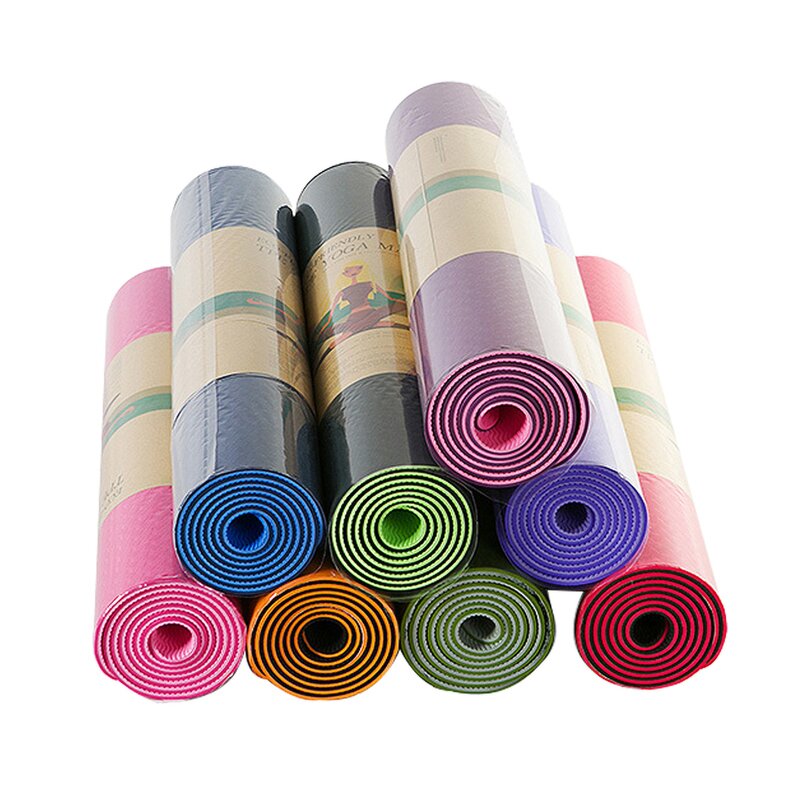 Yoga Mat Factory - OEM Eco-Friendly 6mm Rubber Pilates Mat