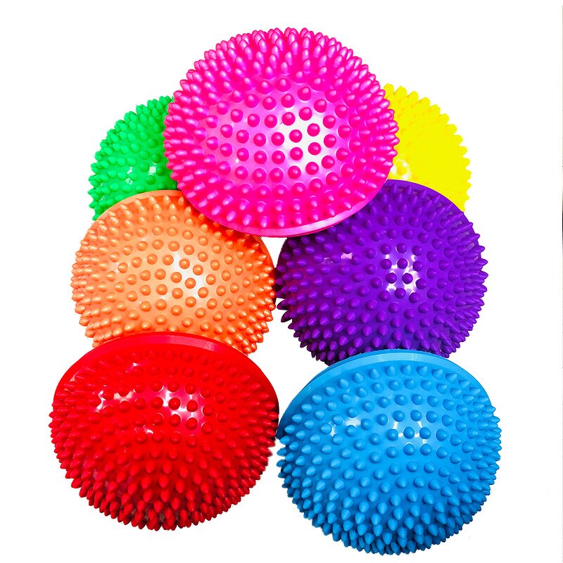 Foot Massage Ball Manufacturer - OEM Spiky Hemisphere Sole Balance Ball