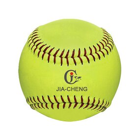 Softball Supplier - OEM Wholesale 12-Inch Yellow PVC Leather Softball