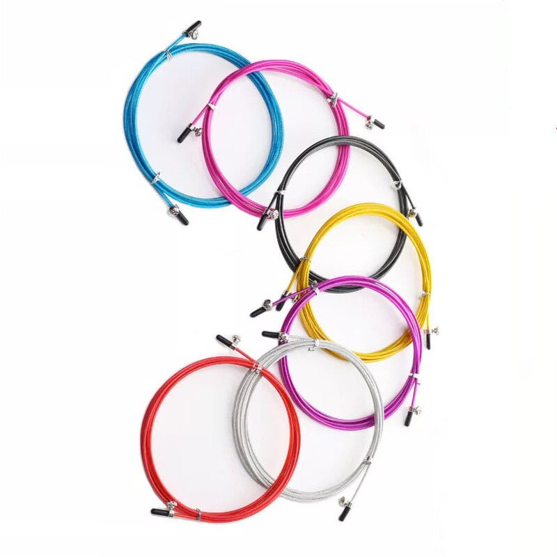 Jump Rope Cable Factory - OEM 3m PVC Wire Speed Rope Spare Cable