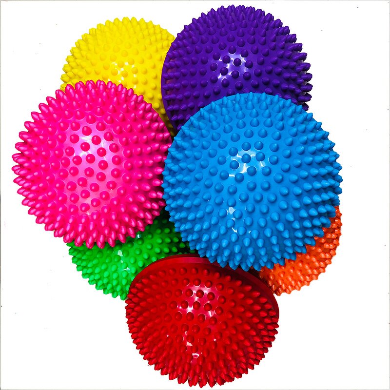 Foot Massage Ball Manufacturer - OEM Spiky Hemisphere Sole Balance Ball