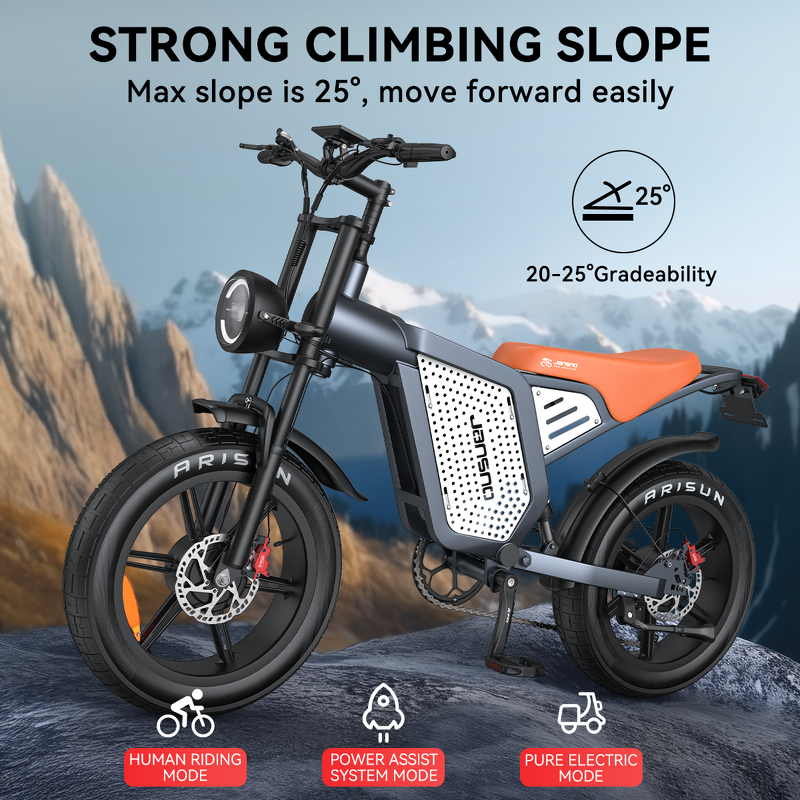 Long Range Ebike Manufacturer - OEM 1500W 48V Steel Fat Tire