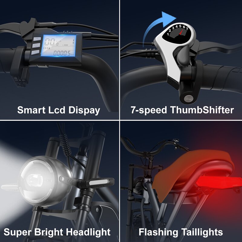 Fat Tire Mountain Bike Factory - OEM 48V14AH 750W Off-Road