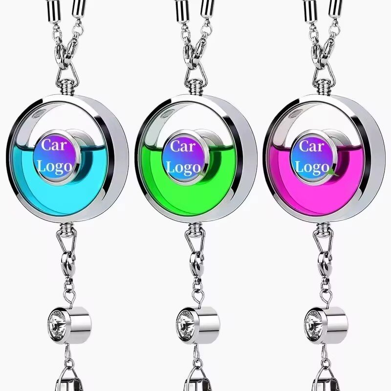 Car Perfume Pendant Supplier - OEM Luxury Custom Logo Aluminum Liquid