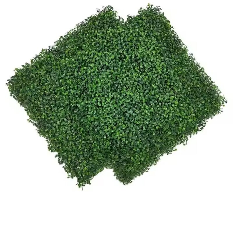 Artificial Grass Wall Supplier - OEM 2525cm Anti-UV Plastic Green Wall