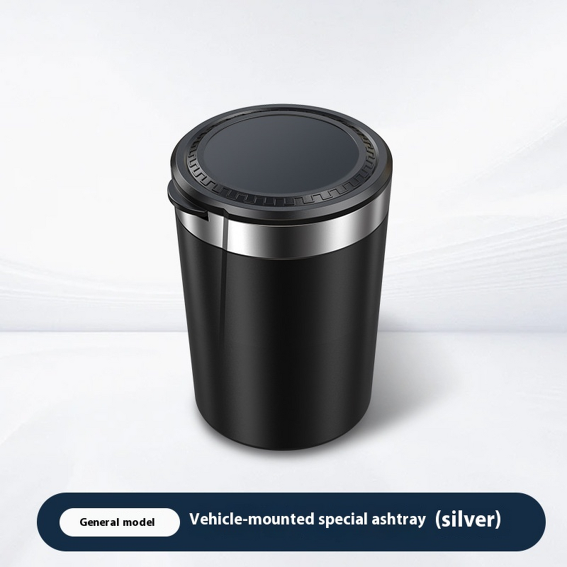Car Ashtray Supplier - OEM Custom Logo LED Light Portable Ashtray