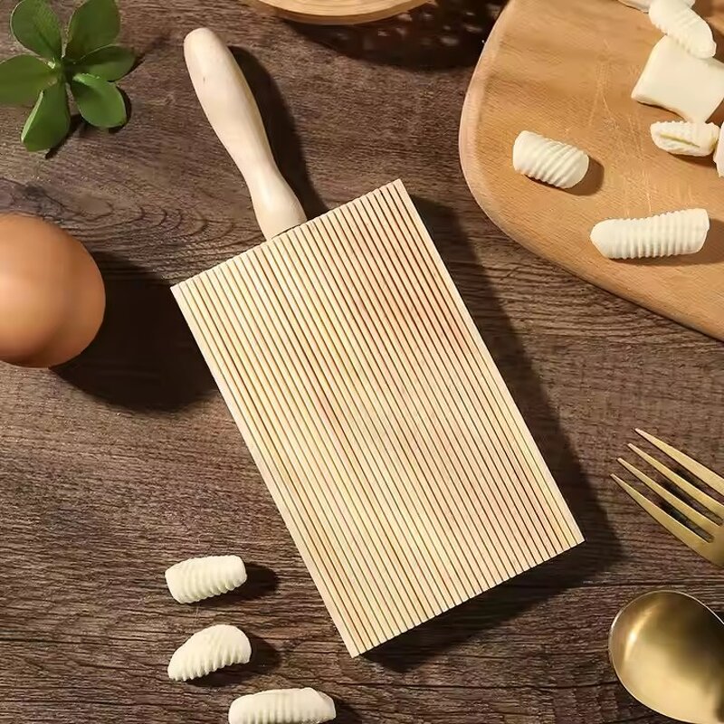 Handmade Gnocchi Board Supplier - OEM Small Wooden Pasta Butter Stripper