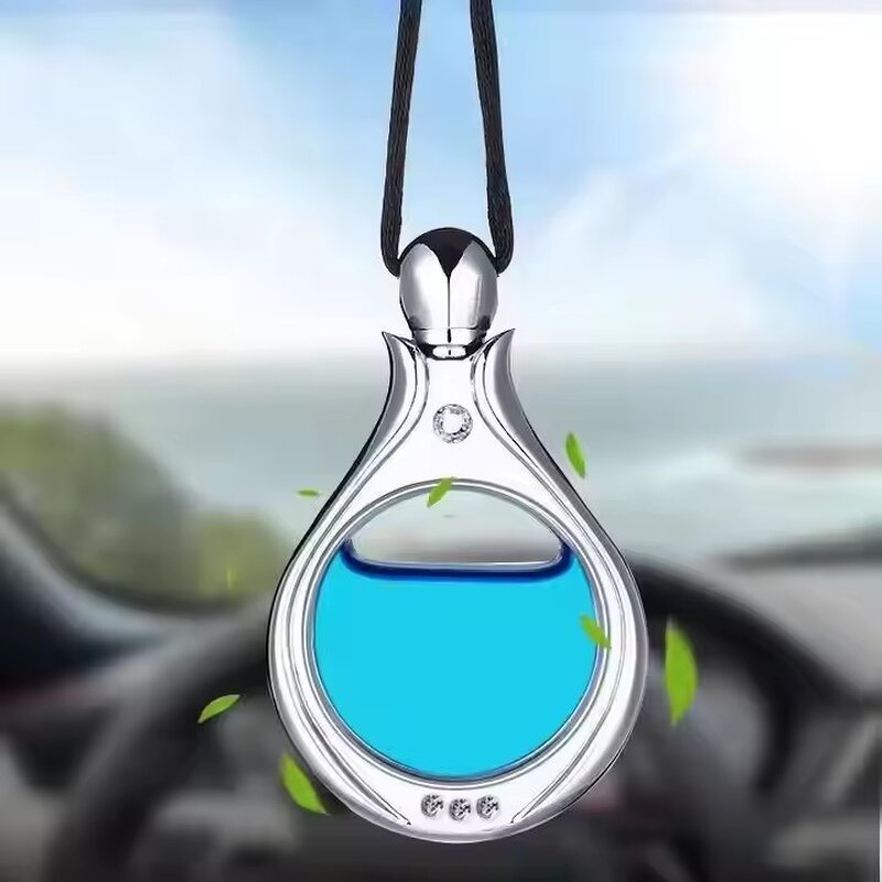 Car Freshener Supplier - OEM Elegant Glass Rearview Pendant Perfume
