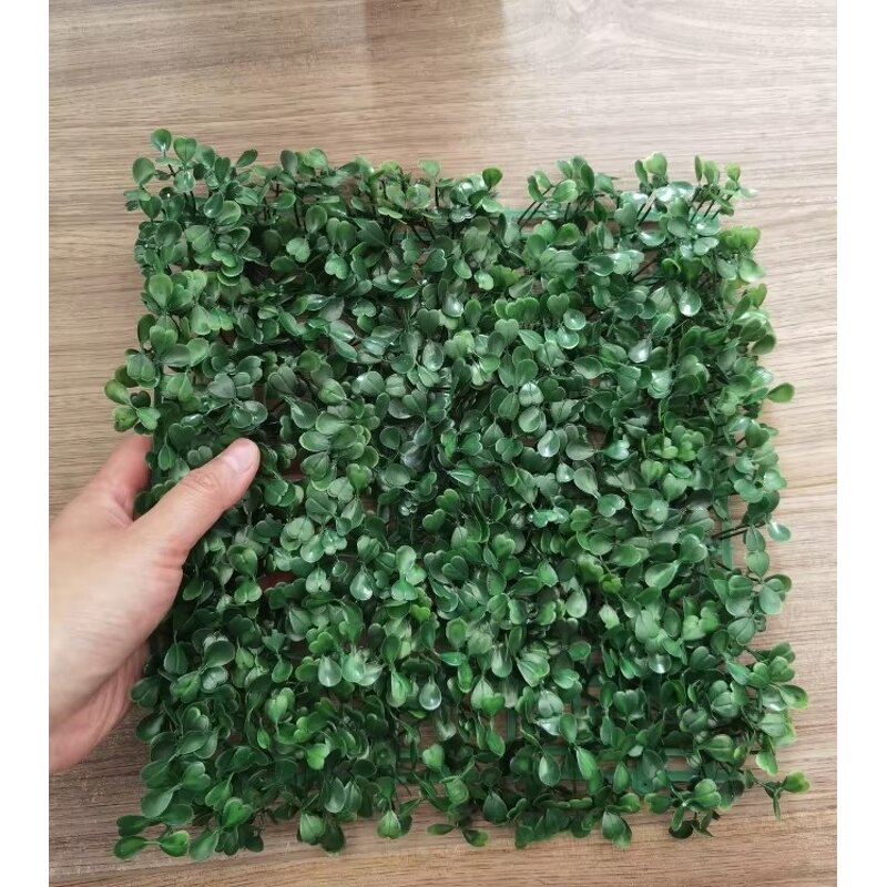 Artificial Grass Wall Supplier - OEM 2525cm Anti-UV Plastic Green Wall