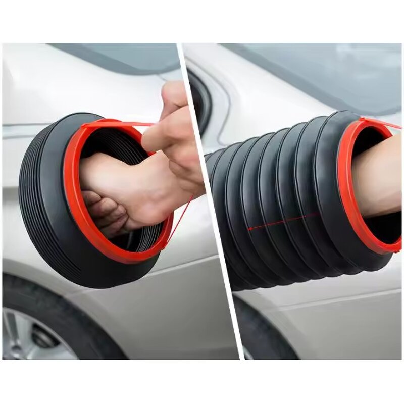 Portable Car Trash Can Factory - OEM 4L Foldable Plastic Bucket Dust Bin