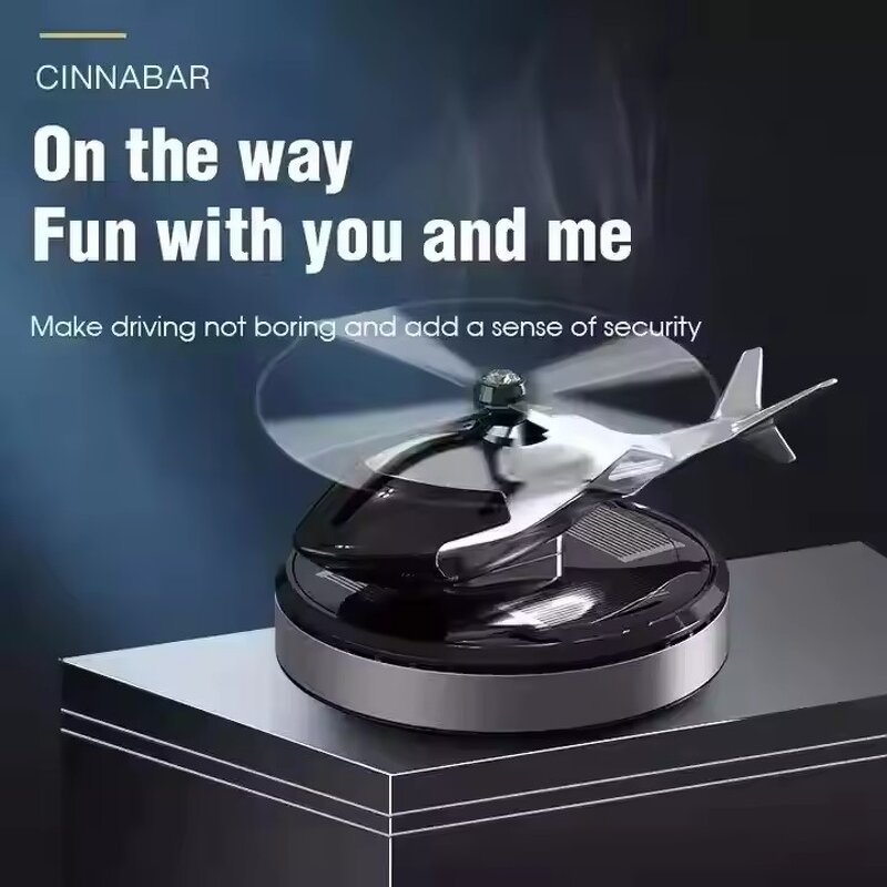 Solar Car Freshener Supplier - OEM Modern Metal Helicopter Perfume Diffuser