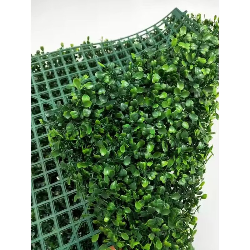 Artificial Plant Wall Factory - OEM Eco-friendly Plastic Hedge Panel Screen