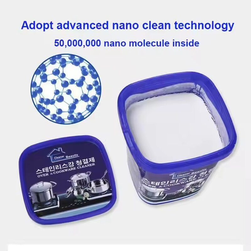 Stainless Steel Cleaning Cream Factory - OEM Multi-functional Pot Stain Remover