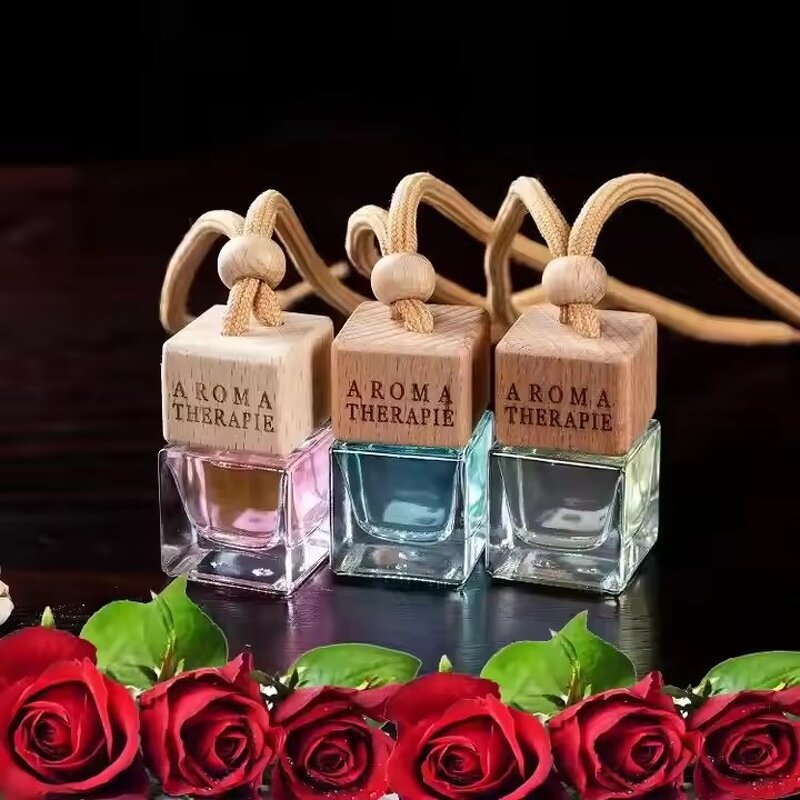 Car Hanging Bottle Supplier - OEM 8 ml Glass Essential Oil Freshener