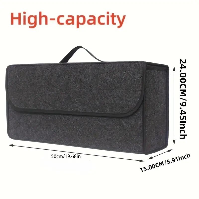 Car Trunk Bag Manufacturer - OEM Customized Logo Felt Foldable Organizer