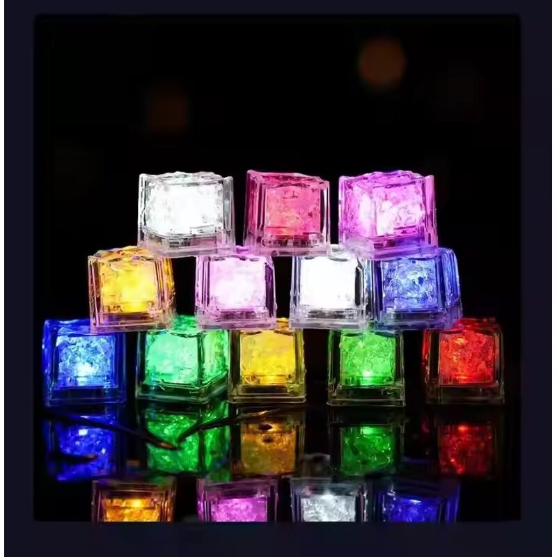 LED Ice Cubes Manufacturer - OEM Reusable Induction Luminous Colorful Cubes