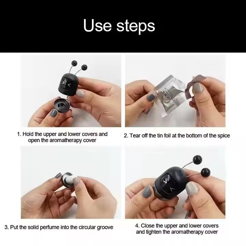 Vent Clip Air Freshener Factory - OEM Mini Robot Expression Aromatherapy