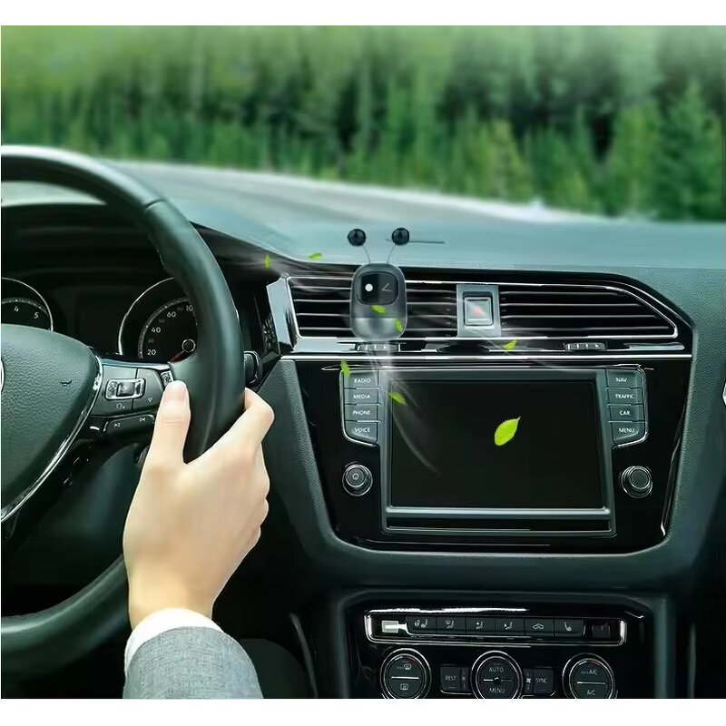 Vent Clip Air Freshener Factory - OEM Mini Robot Expression Aromatherapy