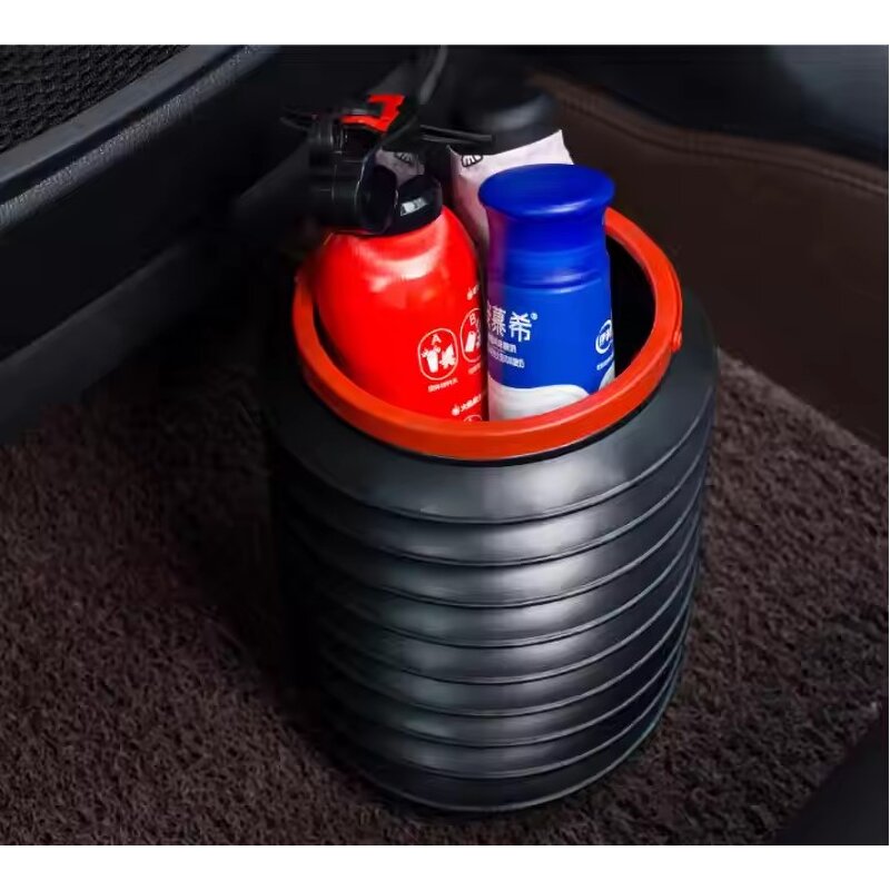 Portable Car Trash Can Factory - OEM 4L Foldable Plastic Bucket Dust Bin