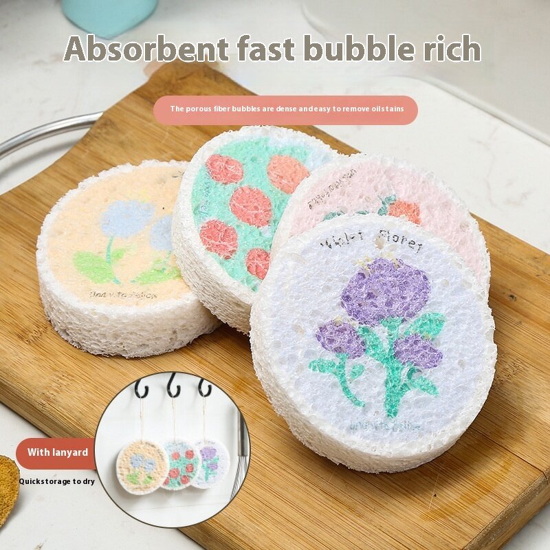 Compressed Sponge Manufacturer - OEM Durable Cellulose Dishwashing Sponge