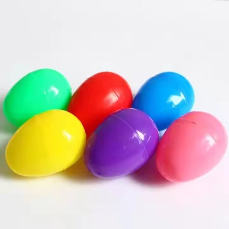 Easter Eggs Manufacturer - OEM Hot Sale 6pcs 8cm Handcrafted Plastic Eggs