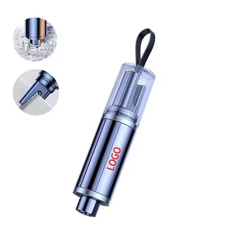 Car Safety Keychain Factory - OEM 2 in 1 Portable Hammer Seatbelt Cutter