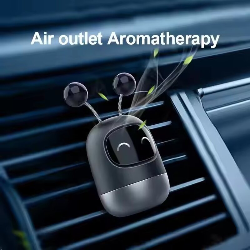 Vent Clip Air Freshener Factory - OEM Mini Robot Expression Aromatherapy