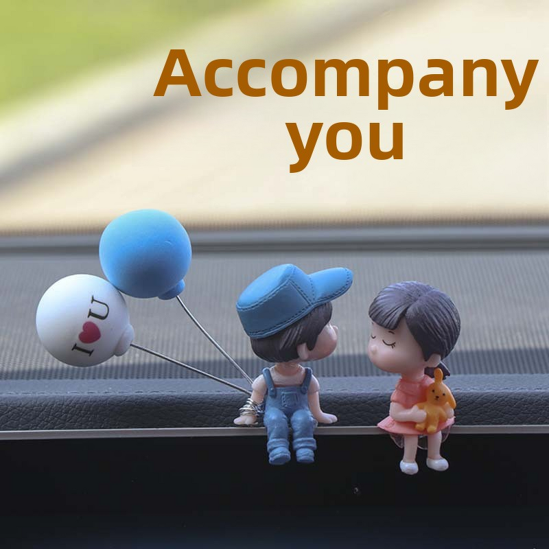Kissing Dolls Car Ornament Manufacturer - OEM Resin Metal Interior Decor