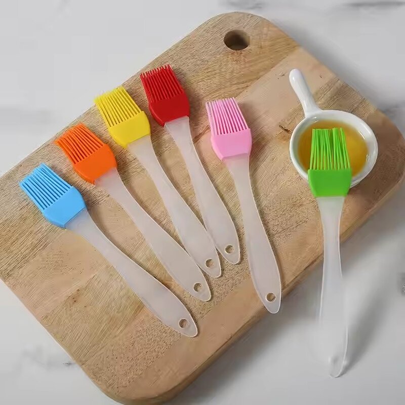 BBQ Oil Brush Supplier - OEM Heat Resistant Silicone Basting Brush Set