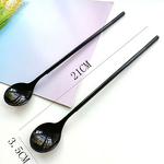 Disposable Spoon Packaging Manufacturer - OEM Long-Handle Bubble Tea Spoon