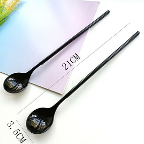 Disposable Spoon Packaging Manufacturer - OEM Long-Handle Bubble Tea Spoon