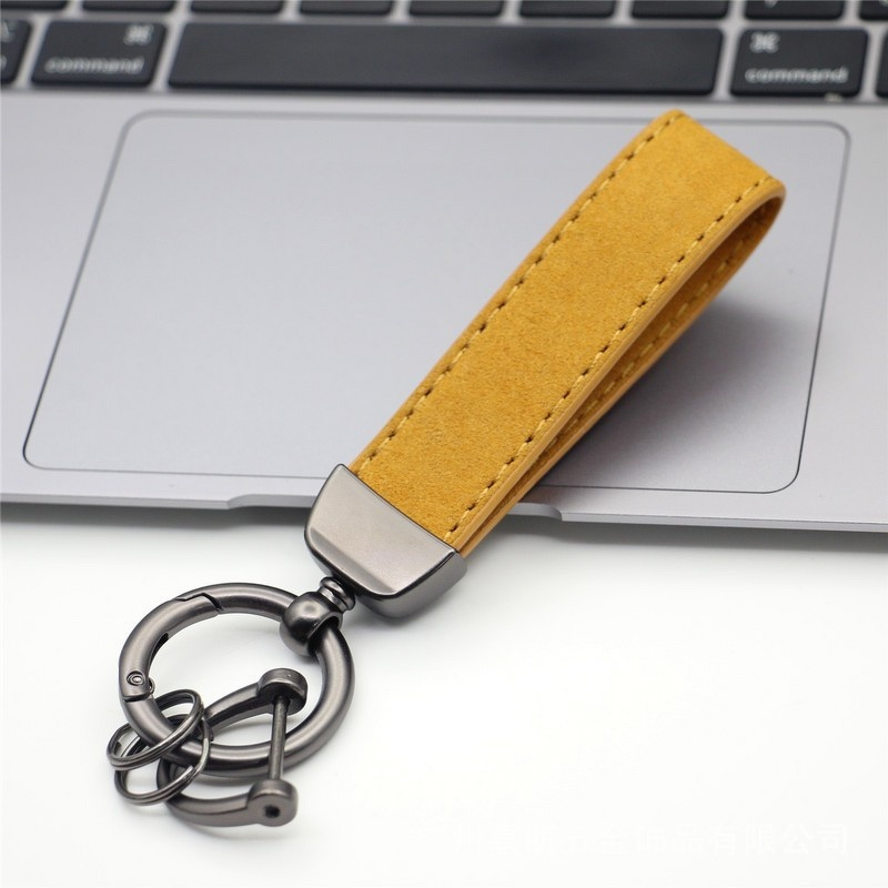 PU Leather Keychain Supplier - OEM Luxury Customized Car Key Ring