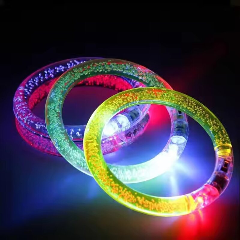 LED Bubble Bracelet Manufacturer - OEM Flash Glowing Wristband Concert Prop