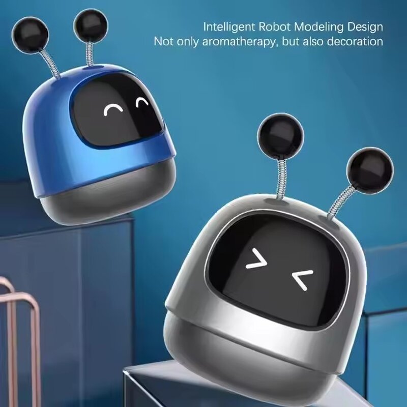 Robot Air Freshener Supplier - OEM Custom Logo Creative Solid Aromatherapy