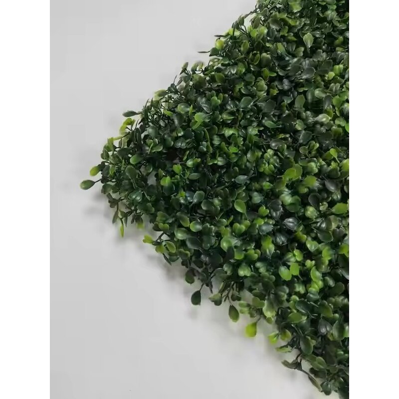 Artificial Plant Wall Factory - OEM Eco-friendly Plastic Hedge Panel Screen