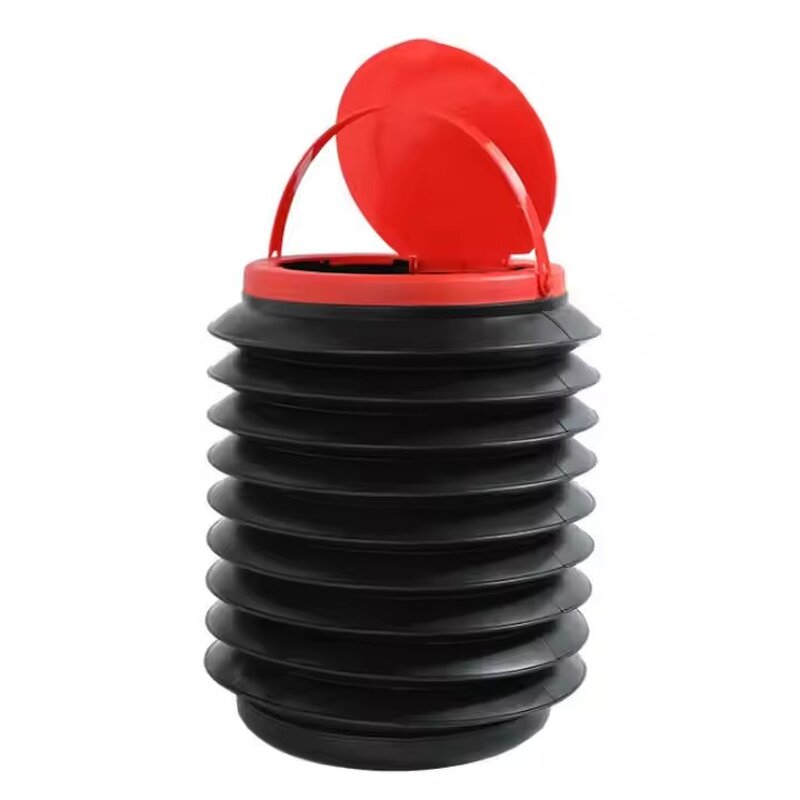 Portable Car Trash Can Factory - OEM 4L Foldable Plastic Bucket Dust Bin