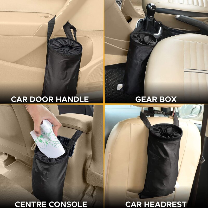 Portable Car Trash Bag Holder Supplier - OEM Cute Oxford Tube Interior Bag