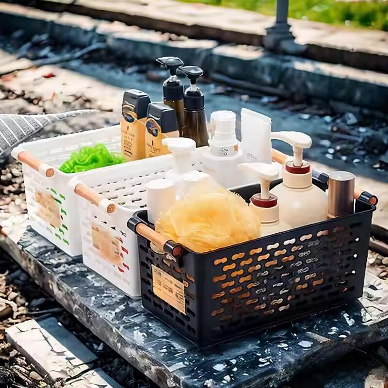 Plastic Storage Basket Factory - OEM Sustainable Modern Rectangular PP Basket