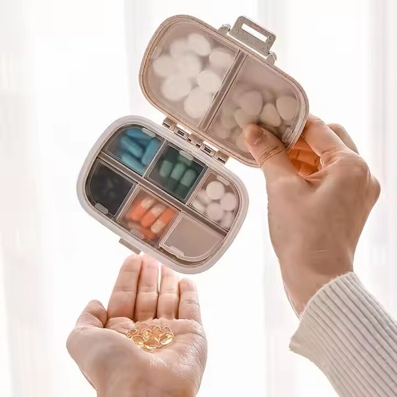 Travel Pill Box Supplier - OEM Custom Logo Daily Foldable Pill Storage