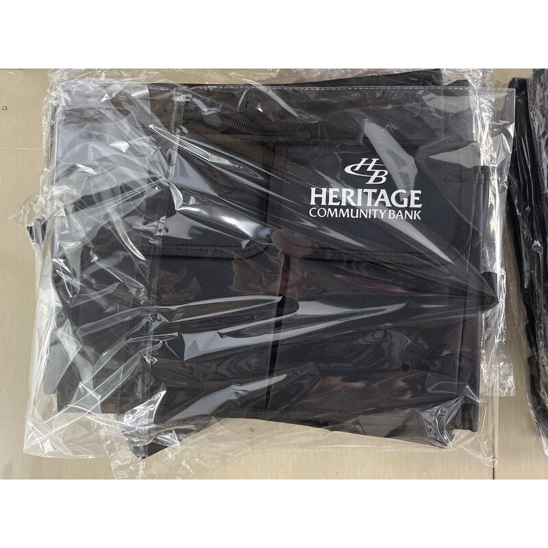 Foldable Car Organizer Factory - OEM Custom Logo Collapsible Oxford Mesh Box