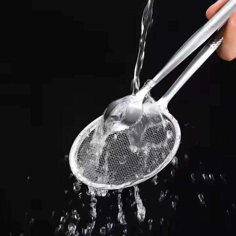 Stainless Steel Scoop Factory - OEM 2 in 1 Food Scoop Oil Filter Clip