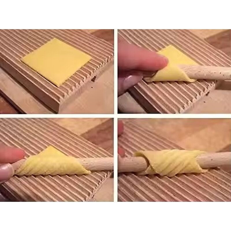 Handmade Gnocchi Board Supplier - OEM Small Wooden Pasta Butter Stripper