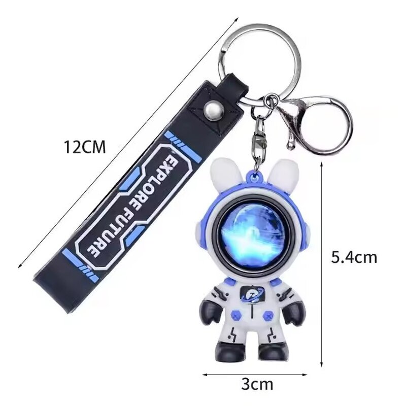 Astronaut Keychain Manufacturer - OEM Cartoon with Mask Portable Accessory