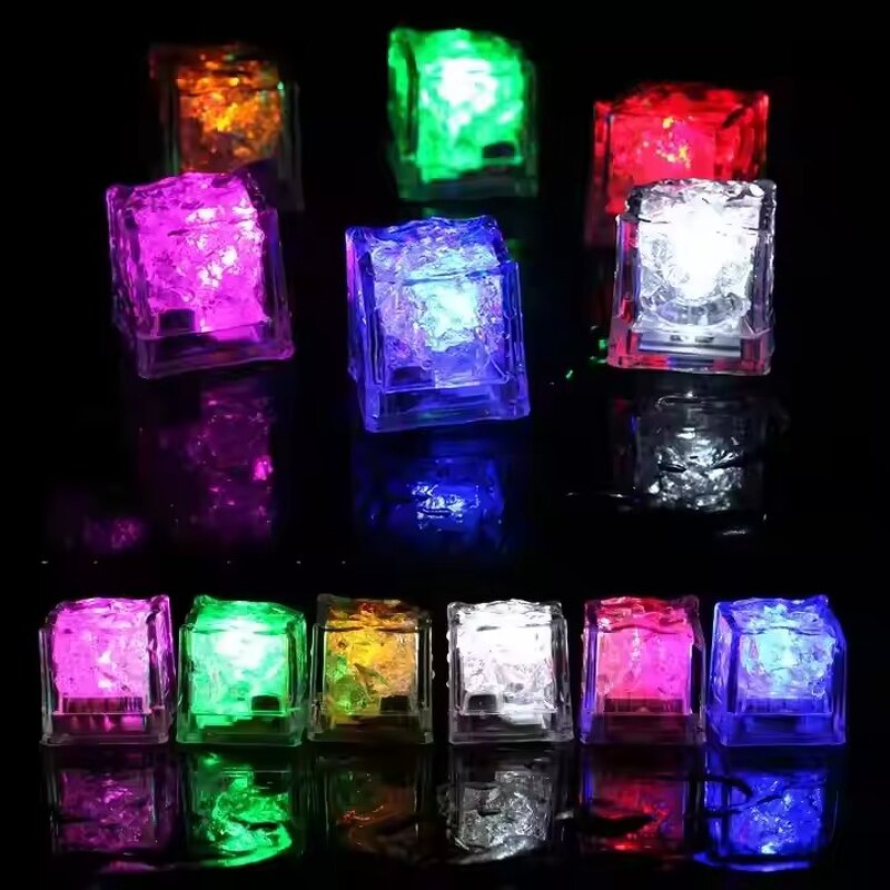 LED Ice Cubes Manufacturer - OEM Reusable Induction Luminous Colorful Cubes