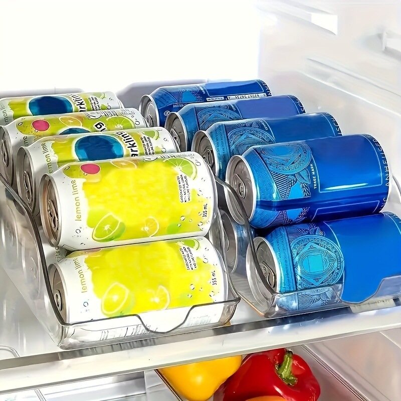 Drink Can Organizer Manufacturer - OEM Fridge Stackable Transparent PET Box