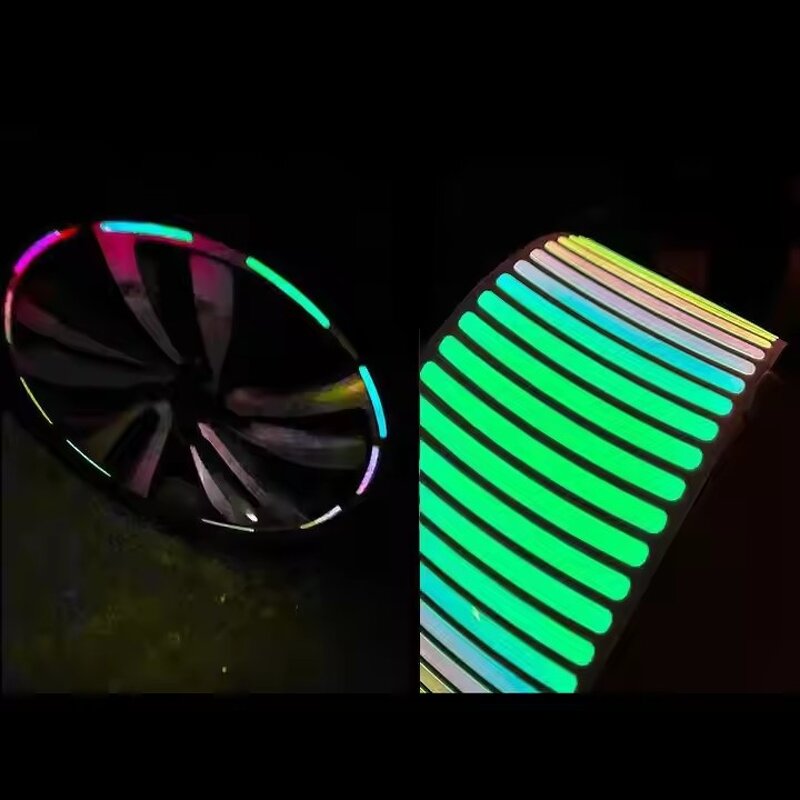 Car Wheel Sticker Manufacturer - OEM 20 Pcs Fluorescent Reflective Strips
