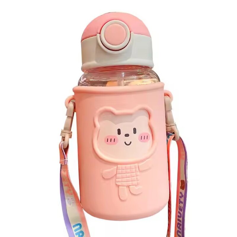 Kids Water Bottle Manufacturer - OEM Cute 620ml Portable Student Bottle