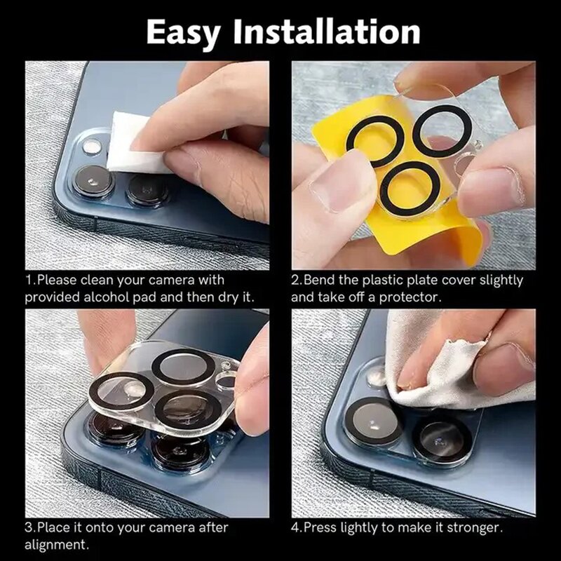 iPhone Camera Lens Protector Factory - OEM 3D Tempered Glass Film