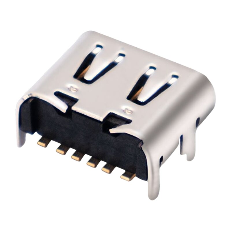 USB-C Connector Manufacturer - OEM 6pin SMD SMT Female Socket