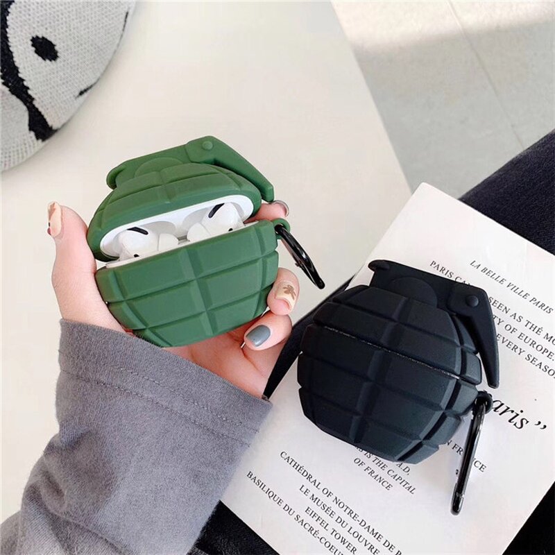 AirPods Pro Case Manufacturer - OEM 3D Hand Grenade Cartoon Military